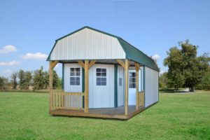 Z-Metal Deluxe Lofted Cabins for sale in CITY STATE make great cabins and tiny houses 
