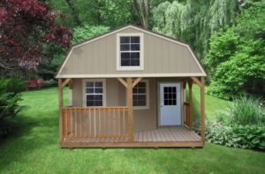 Painted Deluxe Lofted Cabins for sale in CITY STATE make great cabins and tiny houses 