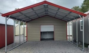 Metal Carports & Garages for Sale or Rent to Own in Ruston LA by MJ Bond Buildings